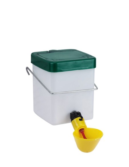 BEBEDERO CAZOLETA CON BOTELLA PARA AVES GAUN