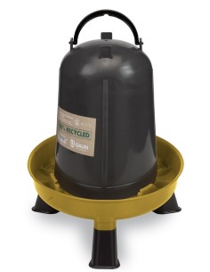 TOLVA AVES ECO PLÁSTICO RECICLADO CON PATAS 5 LITROS GAUN