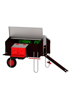 GALLINERO MOVIL FREE RANGE 1 X 1,2 METROS COPELE 2