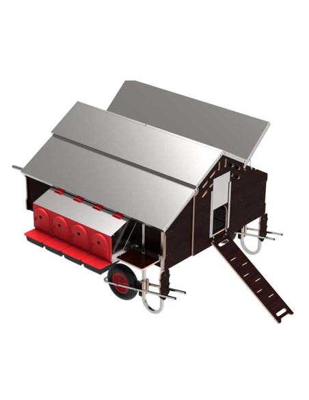 GALLINERO MOVIL FREE RANGE 1,5 X 1,8 METROS COPELE