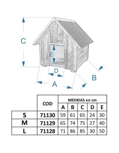CASETA DE MADERA RECICLADA PARA PERROS COPELE 2