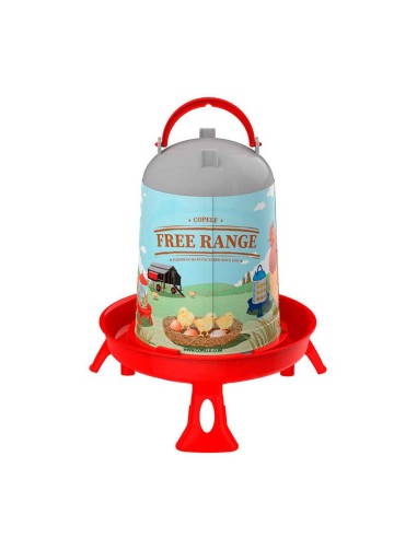 BEBEDERO ECO FREE RANGE CON PATAS PARA AVES 5...
