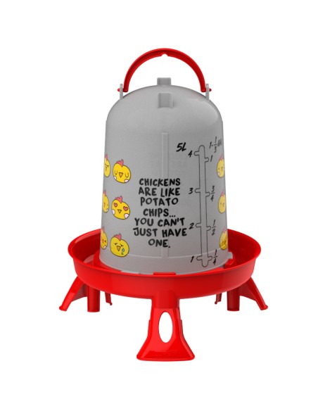 BEBEDERO ECO CHIPS PARA CON PATAS AVES 5 LITROS COPELE