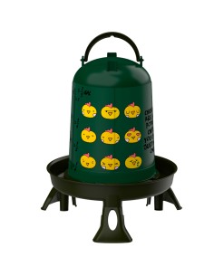 BEBEDERO ECO CHIPS RECICLADO CON PATAS PARA AVES 5 LITROS...