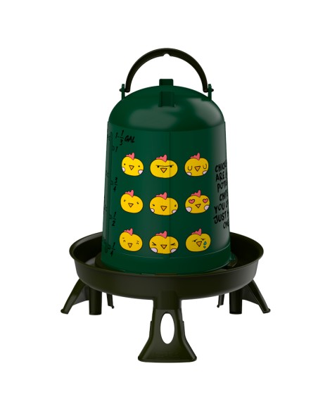 BEBEDERO ECO CHIPS RECICLADO CON PATAS PARA AVES 5 LITROS COPELE