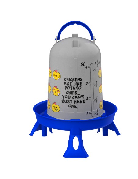 BEBEDERO ECO CHIPS PARA CON PATAS AVES 5 LITROS COPELE