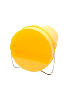 BEBEDERO CUBO PLASTICO AMARILLO 5,5 LITROS COPELE