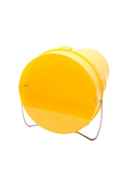 BEBEDERO CUBO PLASTICO AMARILLO 5,5 LITROS COPELE