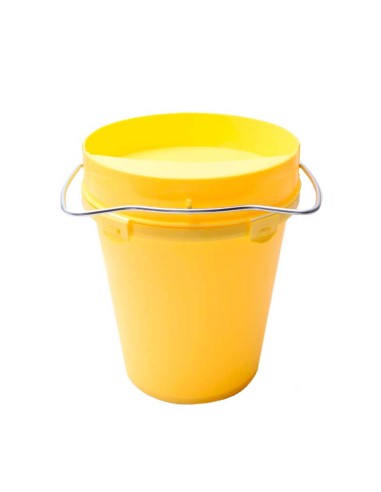 BEBEDERO CUBO PLASTICO AMARILLO 5,5 LITROS COPELE
