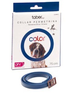 TABERDOG COLOR AZUL COLLAR PERMETRINA DIVASA FARMAVIC