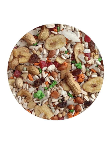 MIXTURA LOROS ESPECIAL FRUTA MIX PET CUP - 10 KG
