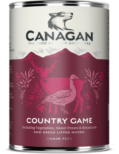 LATA DE CARNES DE CAZA PARA PERROS CANAGAN - 400 GR