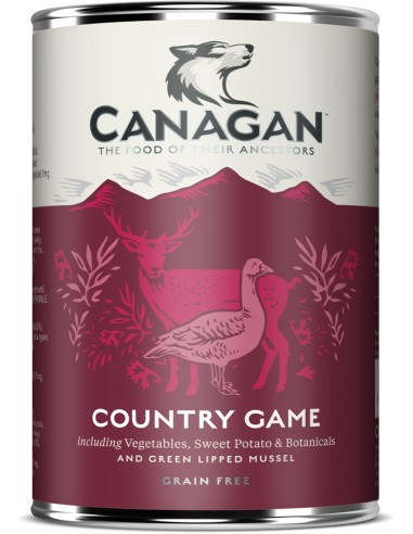 LATA DE CARNES DE CAZA PARA PERROS CANAGAN -...