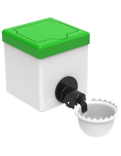 BEBEDERO BASCULANTE CON BOTELLA PARA PÁJAROS COPELE