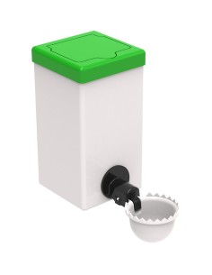 BEBEDERO BASCULANTE CON BOTELLA PARA PÁJAROS COPELE 2