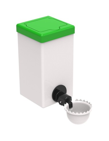 BEBEDERO BASCULANTE CON BOTELLA PARA PÁJAROS...