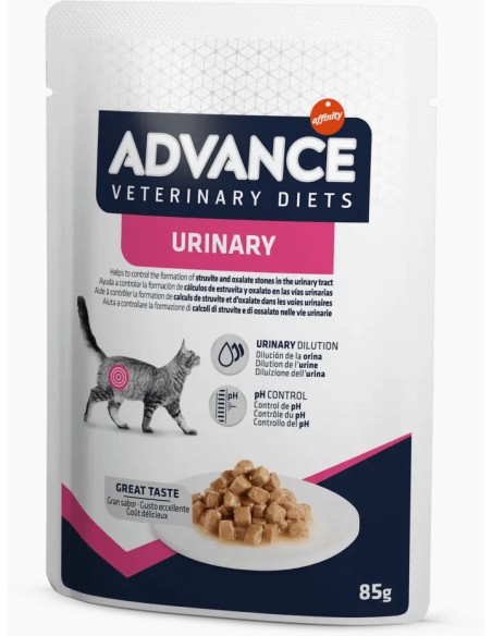 ADVANCE VETERINARY DIETS URINARY PARA GATOS AFFINITY ADVANCE - 85 GR
