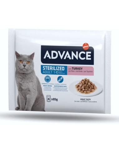 ADVANCE WET PAVO GATOS ESTERILIZADOS AFFINITY...