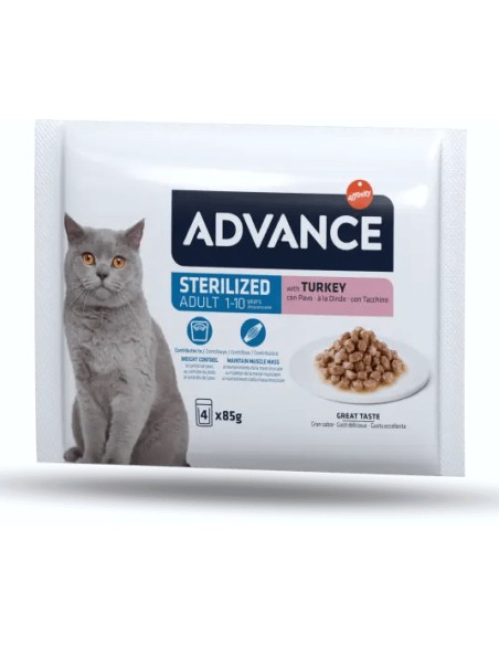 ADVANCE WET PAVO GATOS ESTERILIZADOS AFFINITY ADVANCE