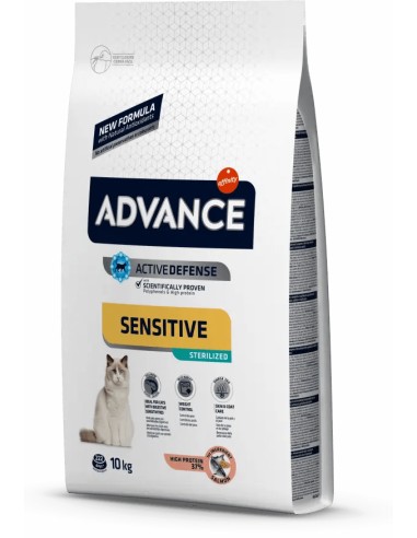 ADVANCE SENSITIVE STERILIZED SALMON PARA GATOS...