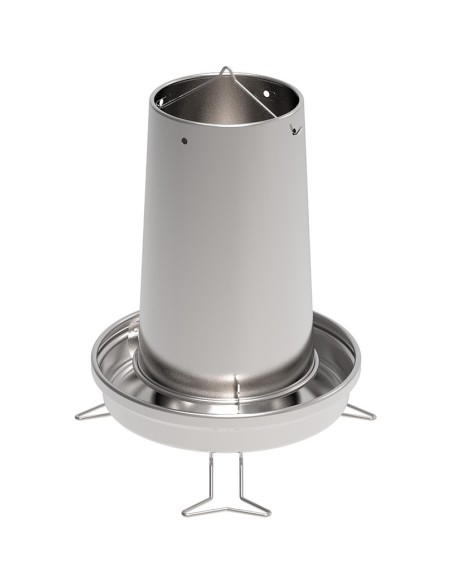 TOLVA METÁLICA ECO CON PATAS PARA GALLINAS COPELE