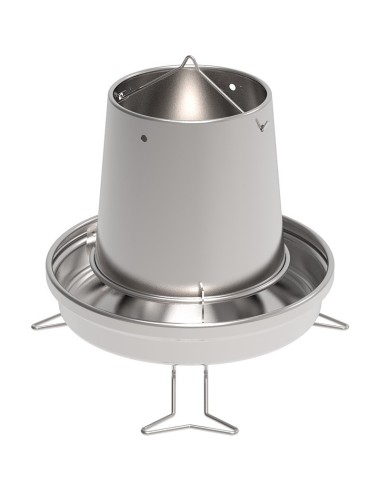 TOLVA METÁLICA ECO CON PATAS PARA GALLINAS COPELE