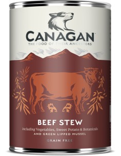 LATA DE ESTOFADO DE TERNERA PARA PERROS CANAGAN - 400 GR