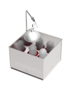 PARQUE PARA POLLITOS GALVANIZADO CON ACCESORIOS COPELE