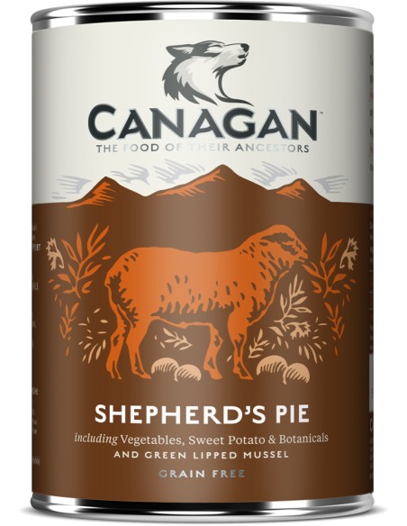 LATA DE PASTEL DE CARNE DE CORDERO PARA PERROS CANAGAN - 400 GR