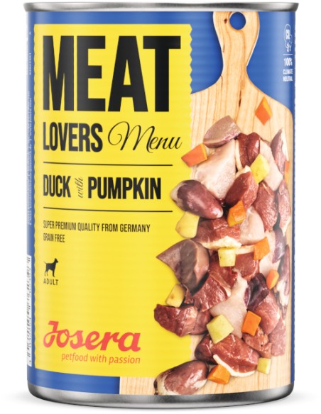 MENÚ PATO CON CALABAZA PARA PERROS JOSERA - 400 GR