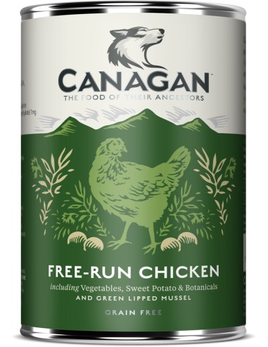 LATA DE POLLO CAMPERO PARA PERROS CANAGAN - 400 GR