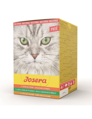 MULTIPACK PATÉ PARA GATOS JOSERA - 6 X 85 GR
