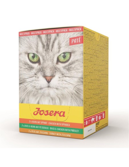 MULTIPACK PATÉ PARA GATOS JOSERA - 6 X 85 GR