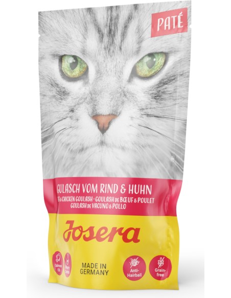 PATÉ DE TERNERA Y POLLO GOULASH PARA GATOS JOSERA - 85 GR