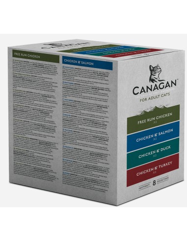 MULTI PACK SOBRES DE PATÉ PARA GATOS CANAGAN -...