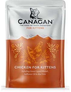PATÉ DE POLLO FRESCO PARA GATITOS CANAGAN - 85 GR