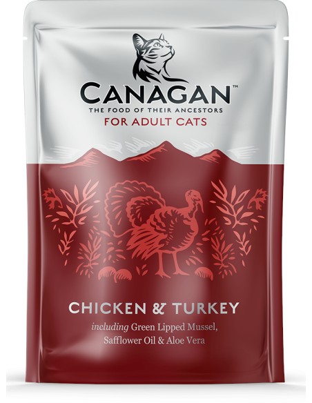 PATÉ DE POLLO Y PAVO PARA GATOS CANAGAN - 85 GR