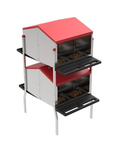 MÓDULO DE NIDOS PLATINUM CON PATAS 8 DEPARTAMENTOS COPELE