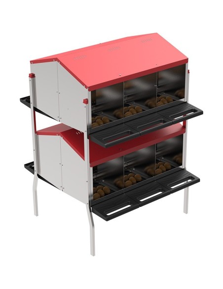 MÓDULO DE NIDOS PLATINUM CON PATAS 12 DEPARTAMENTOS COPELE