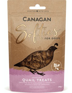 SOFTIES PREMIOS TIERNOS DE CODORNIZ CANAGAN - 200 GR
