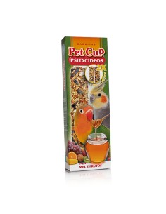 BARRITAS PSITACIDOS MIEL PET CUP - 130 GR 2