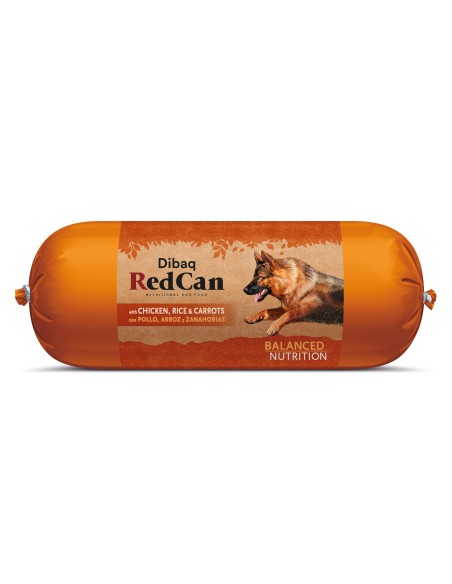 BARRA DE POLLO, ARROZ Y ZANAHORIA PARA PERROS RED CAN - 1 KG