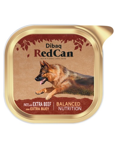 TARRINA DE BUEY PARA PERROS RED CAN - 300 GR