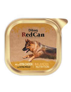 TARRINA DE POLLO PARA PERROS RED CAN - 300 GR