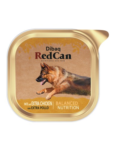 TARRINA DE POLLO PARA PERROS RED CAN - 300 GR