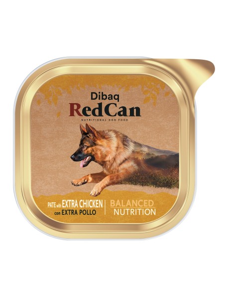 TARRINA DE POLLO PARA PERROS RED CAN - 300 GR