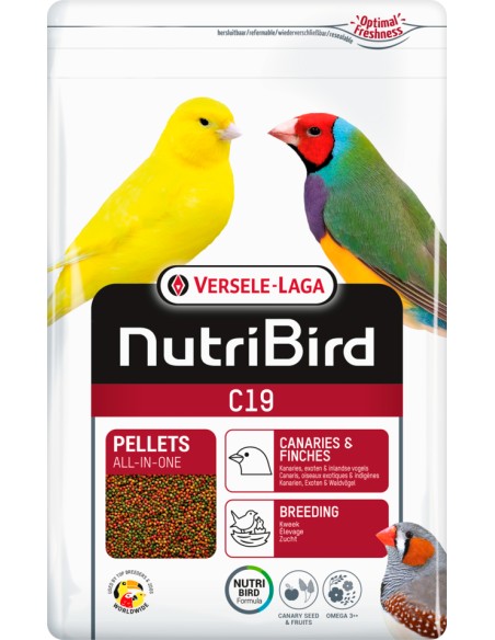 NUTRIBIRD CANARIO C19 CRÍA VERSELE LAGA
