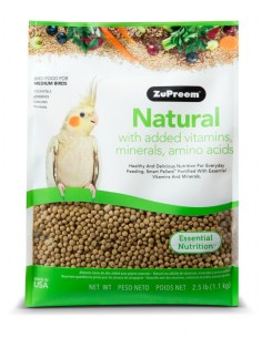 PIENSO NATURAL LOROS MEDIANOS ZUPREEM - 1,13 KG