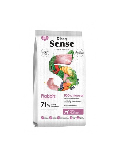 DOG GRAIN FREE SENSITIVE CONEJO DIBAQ SENSE