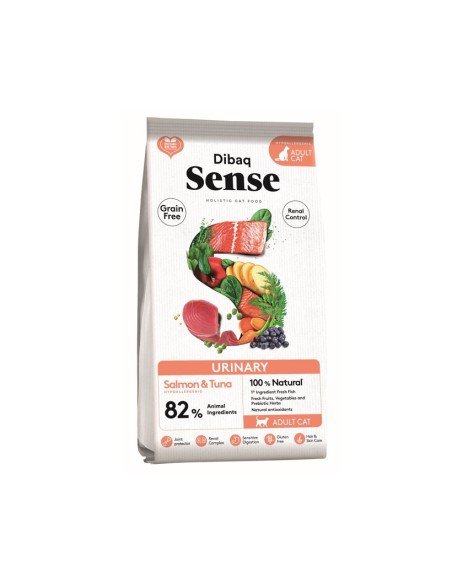 CAT GRAIN FREE URINARY SALMÓN Y ATÚN DIBAQ SENSE